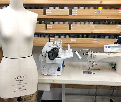 Aライン長袖ワンピースの作成