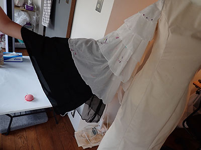 アパレルブランド立ち上げ&ファッションショー出品作品作り！ドレス2トワル縫製編 　Vol.4　#10　　